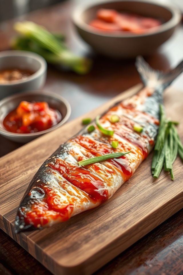 grilled mackerel korean style