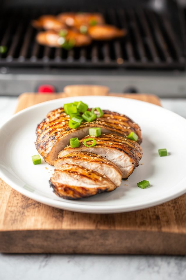 grilled miso chicken breasts