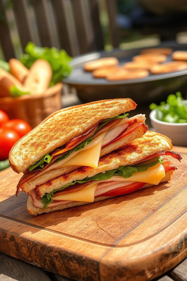 grilled panini lunch option