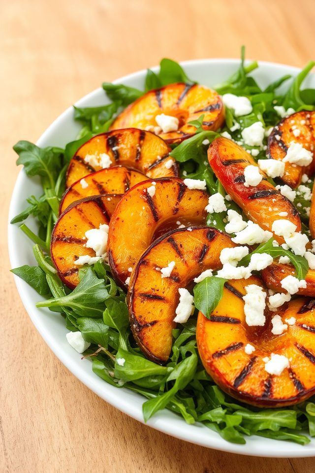 grilled peaches summer salad