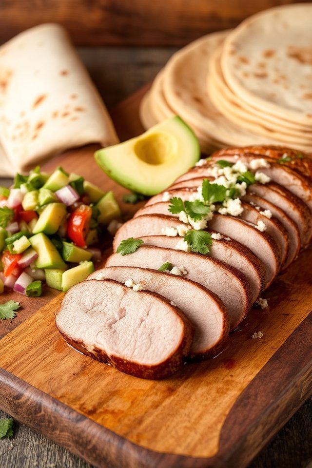grilled pork mexican dish