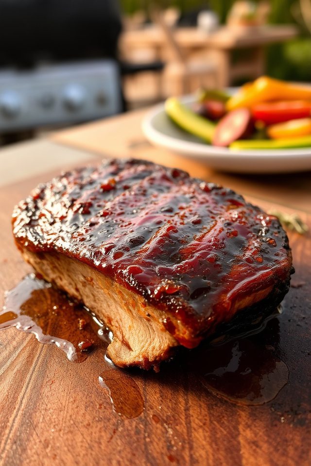 grilled pork smoky bbq