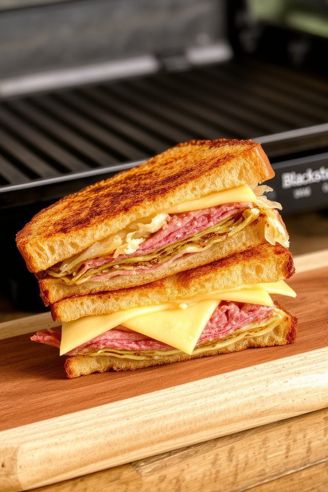 grilled reuben sandwich perfection