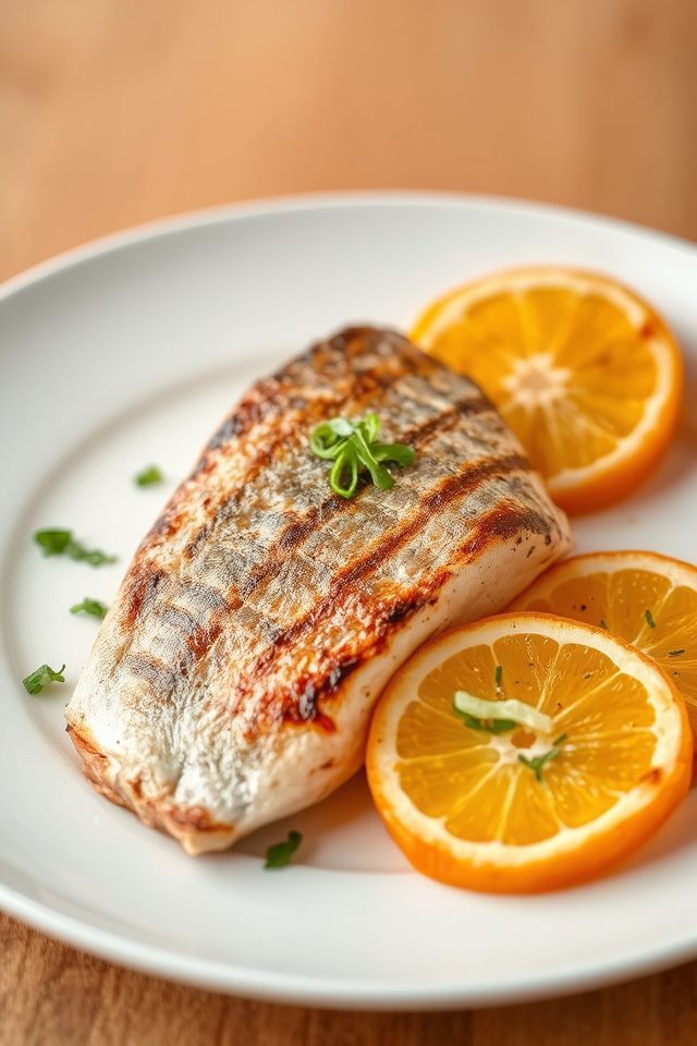 grilled sea bass delight