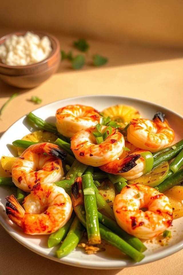 grilled shrimp asian style