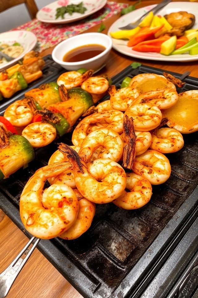 grilled shrimp main course