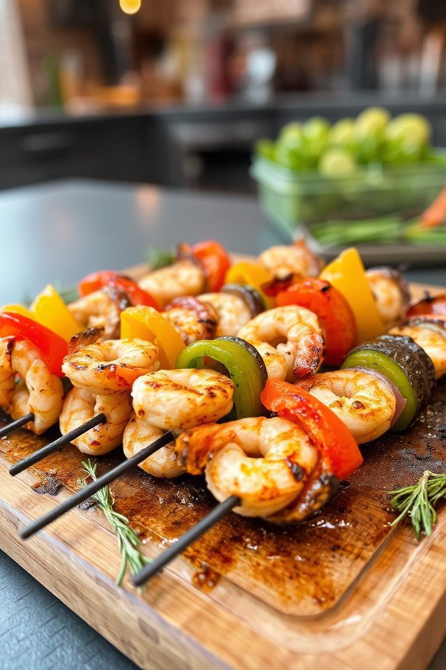grilled shrimp main dish