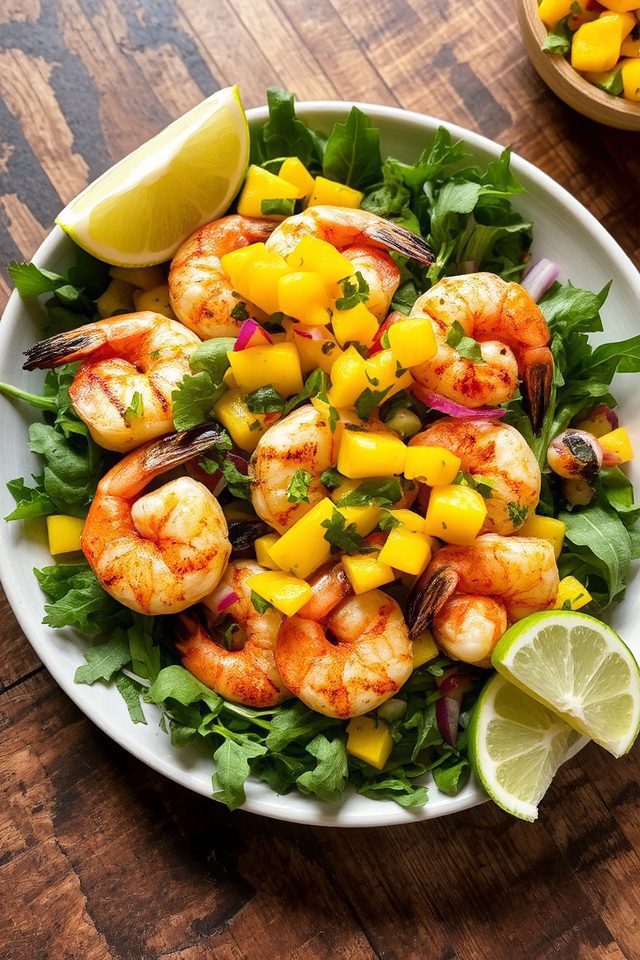 grilled shrimp spicy salsa