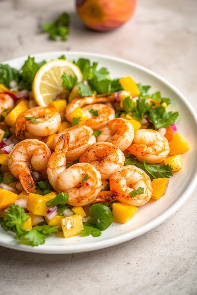 grilled shrimp summer dish