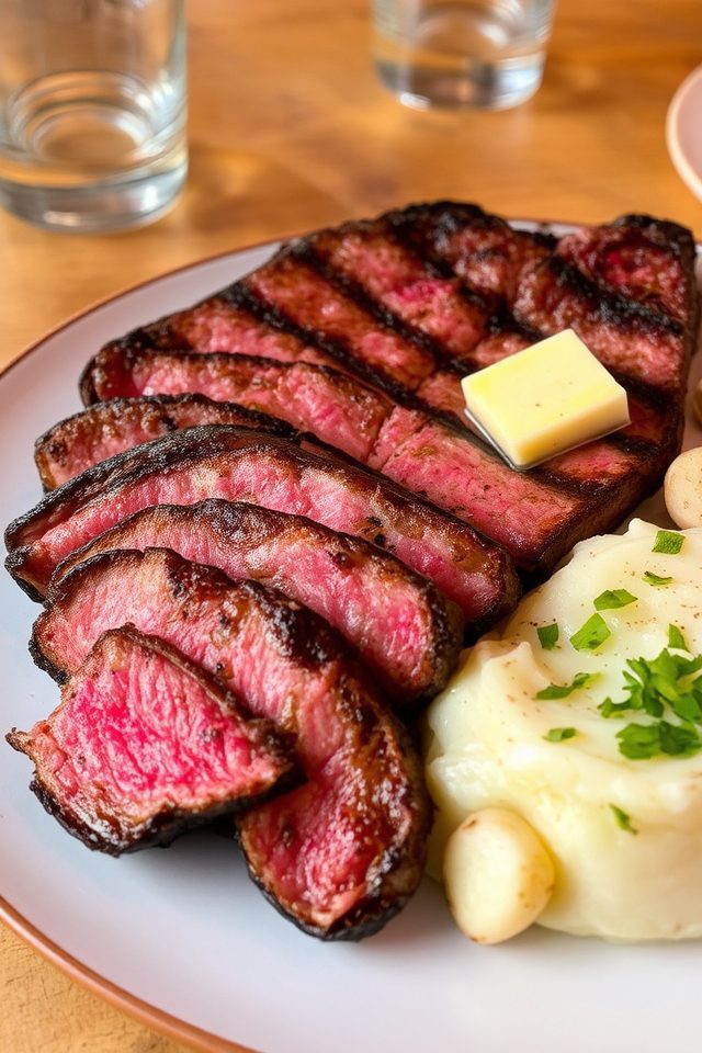 grilled steak comfort food
