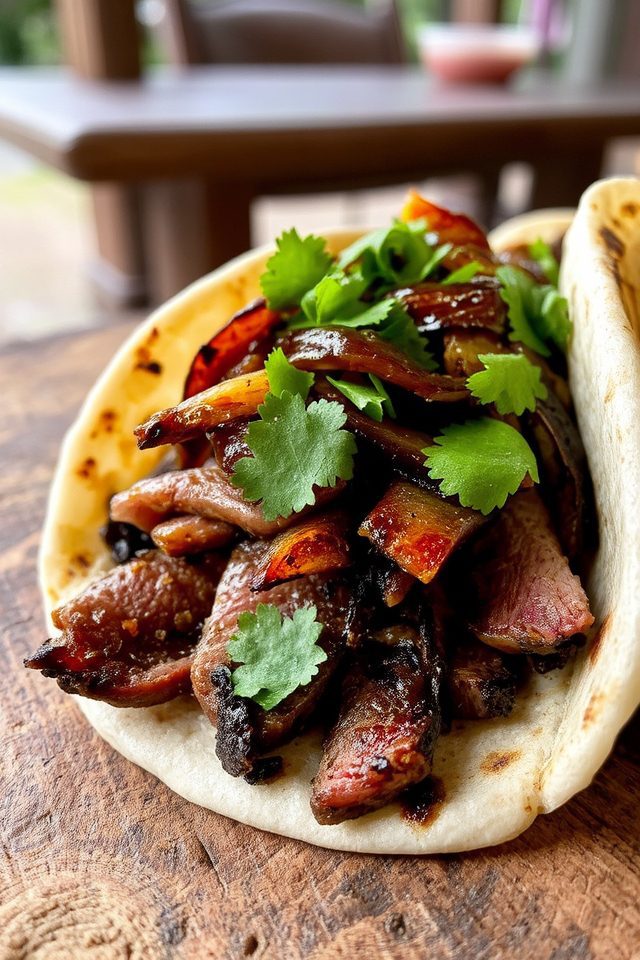 grilled steak mexican food