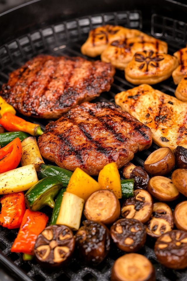 grilled summer barbecue food