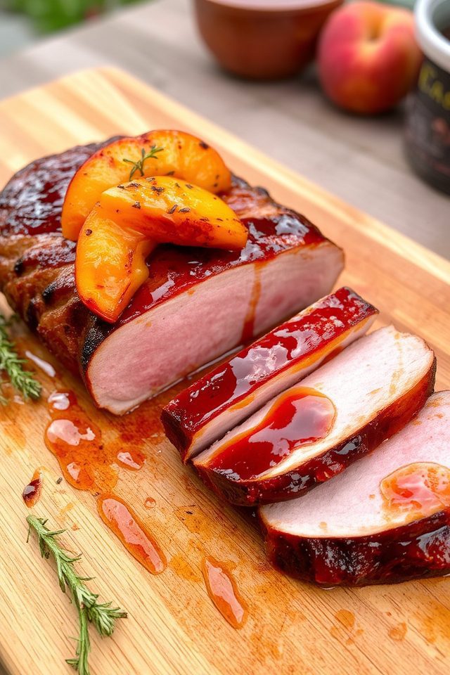 grilled summer peach delight
