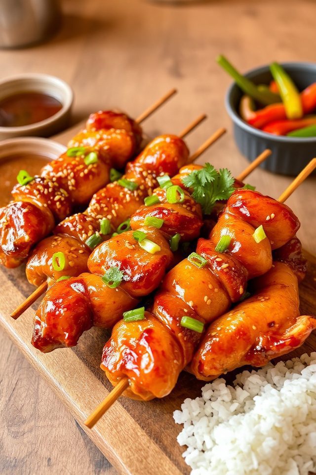 grilled sweet teriyaki chicken