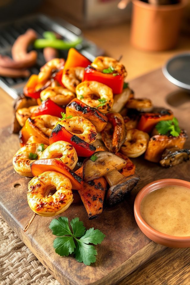 grilled thai style kebabs