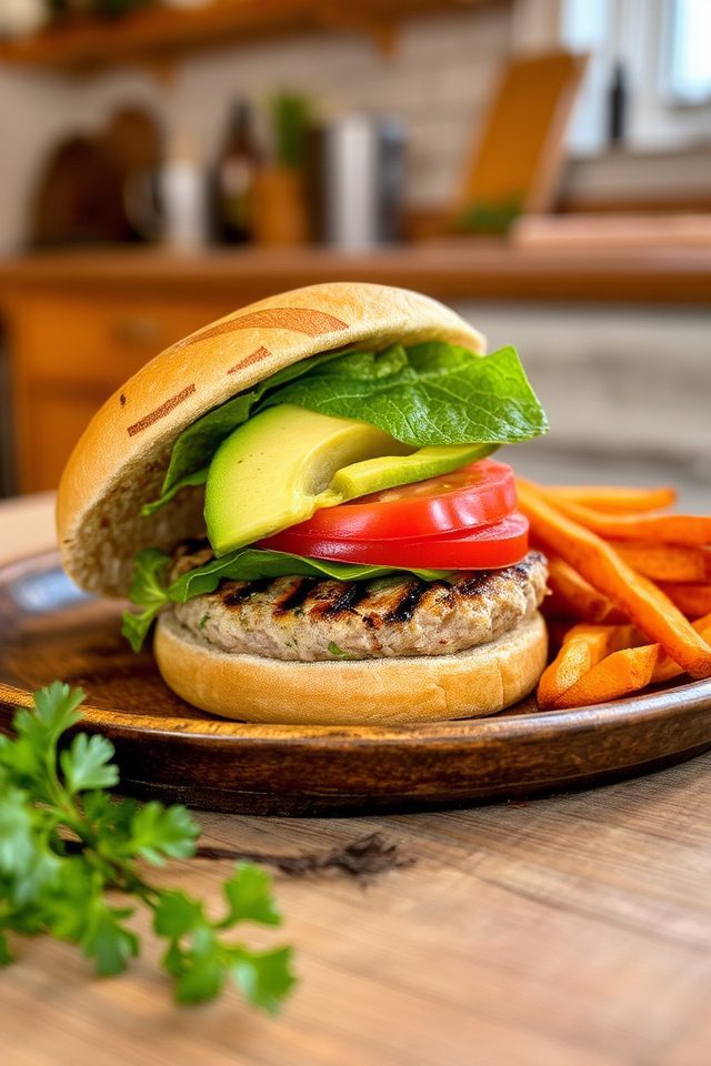 grilled turkey protein dinner