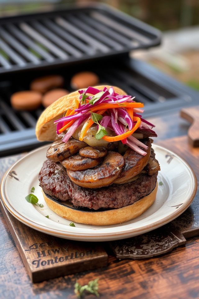 grilled venison burger recipe