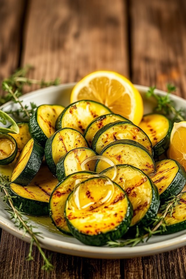 grilled zucchini summer dish
