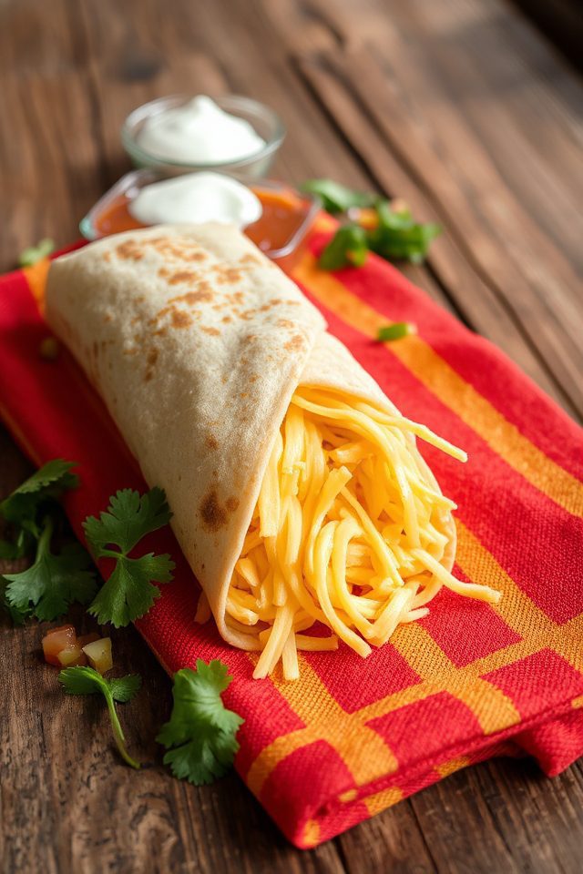 ground beef breakfast burrito