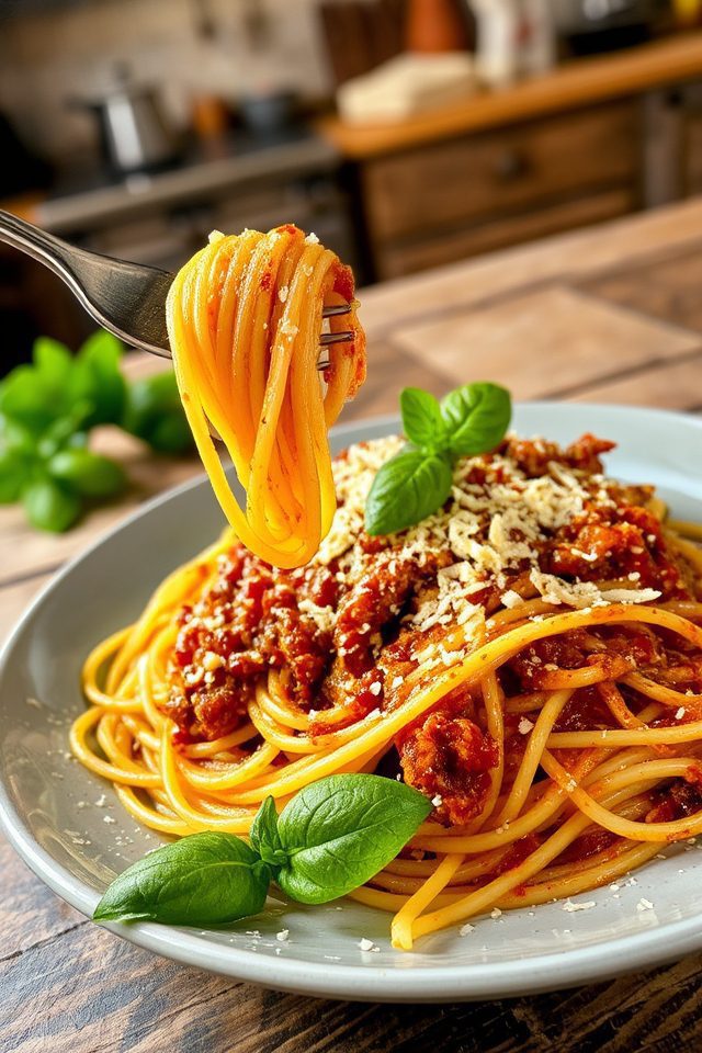 ground beef pasta dish