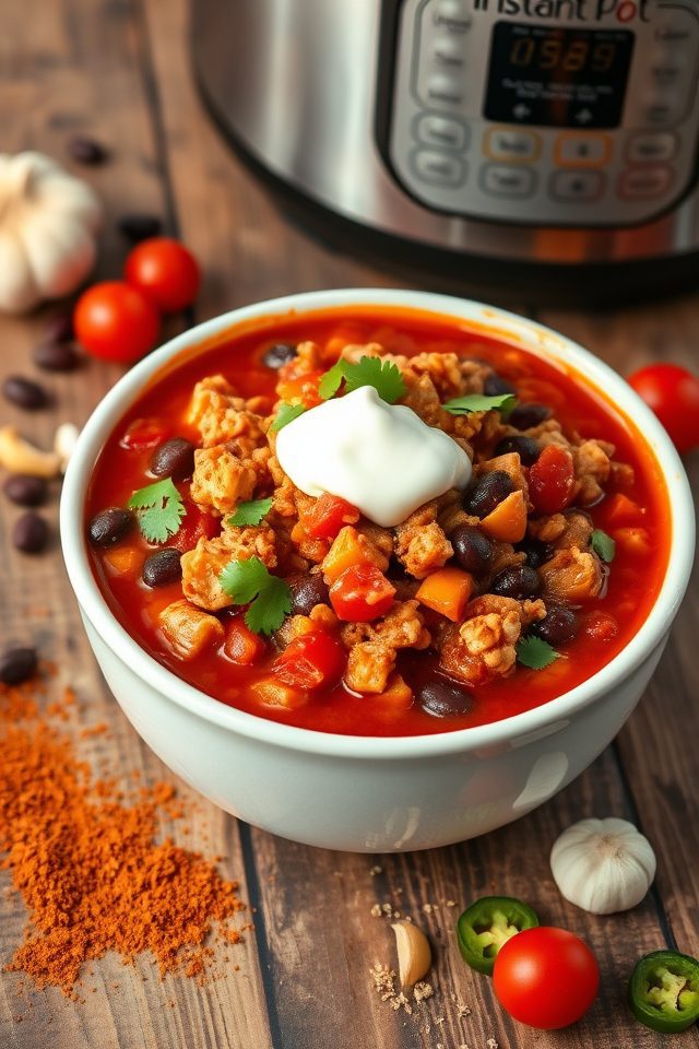 ground turkey bean chili