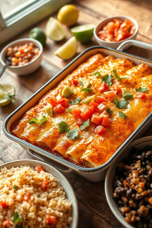 ground turkey enchilada casserole