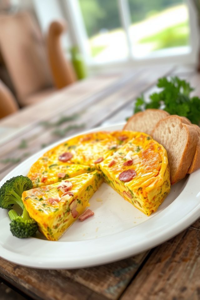 ham and broccoli dish
