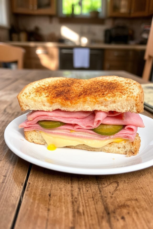 ham and cheese sandwich