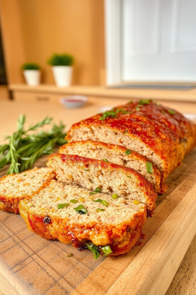 healthier chicken meatloaf option