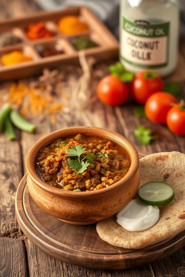 healthier lentil curry alternative
