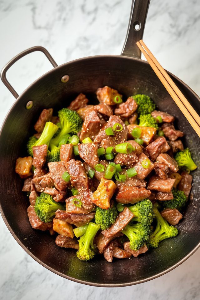 healthy beef and broccoli