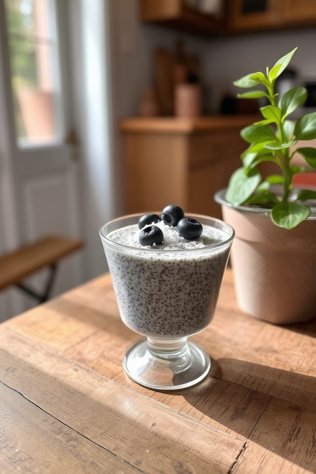 healthy chia seed pudding