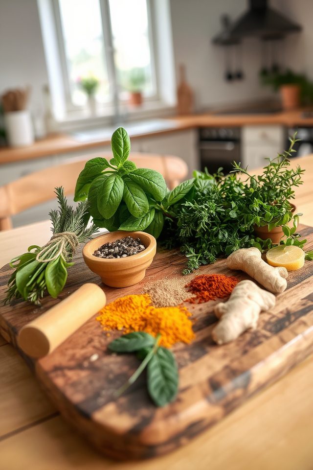 healthy herbs add flavor