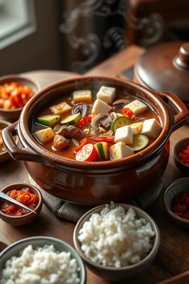 healthy korean soybean stew