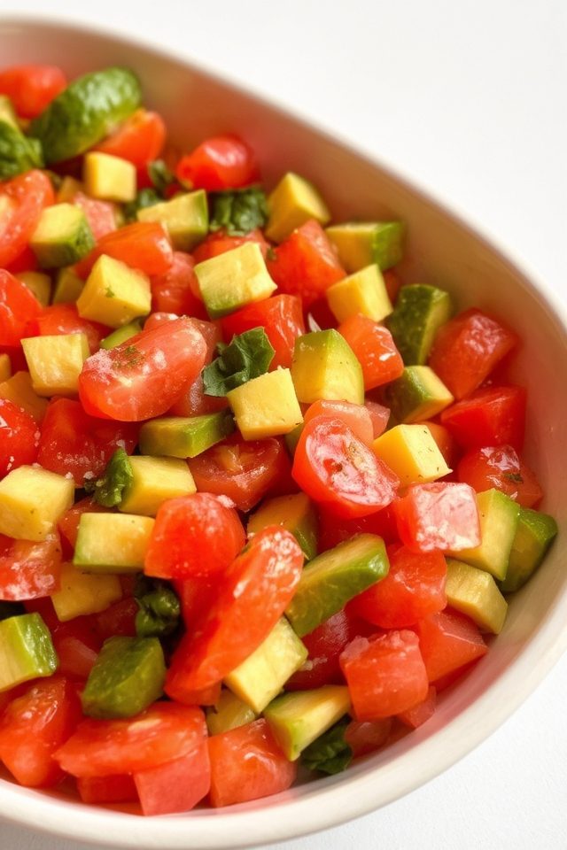healthy light summer salad