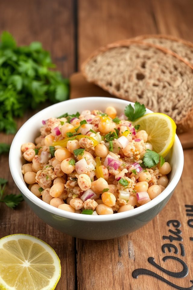 healthy mediterranean tuna salad