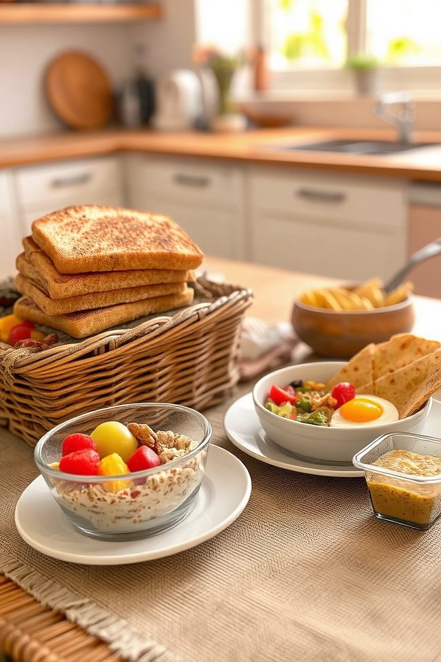 healthy morning food options
