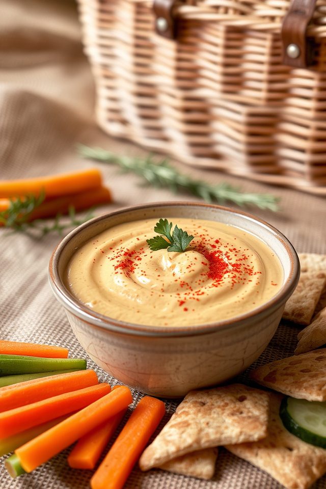 healthy picnic dip option