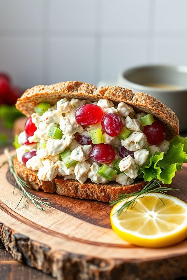healthy protein packed sandwich