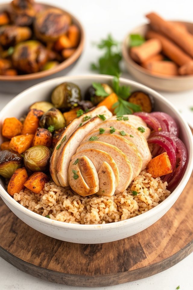 healthy protein rich meal