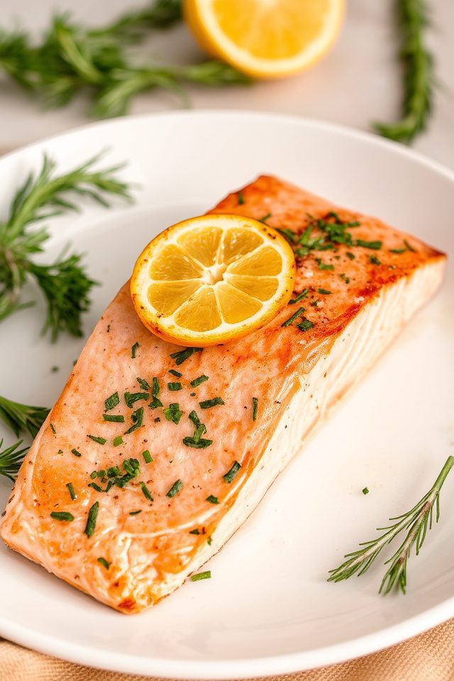 healthy salmon dinner option