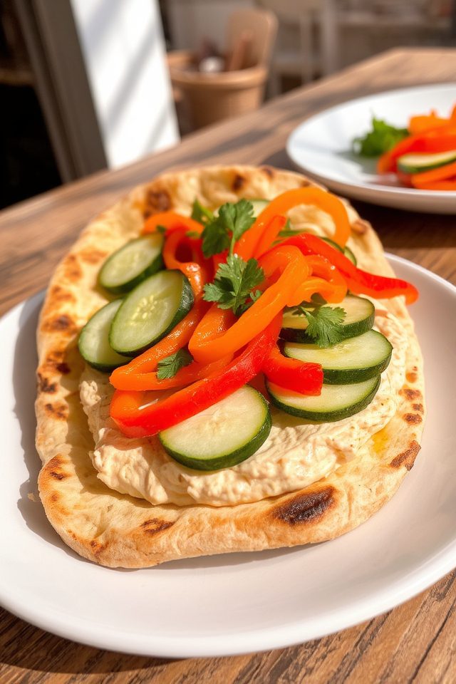 healthy snack with veggies