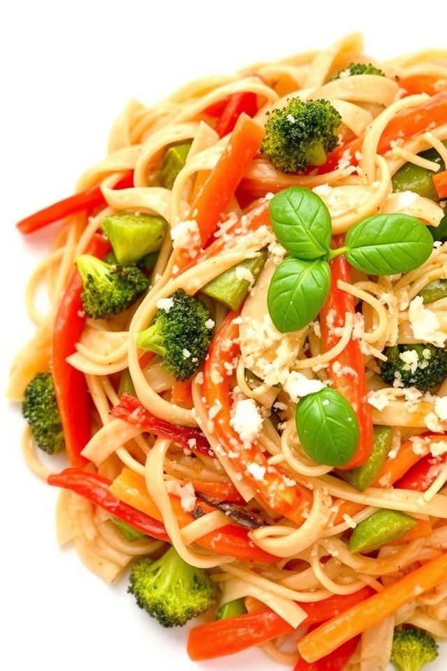 healthy spring pasta option