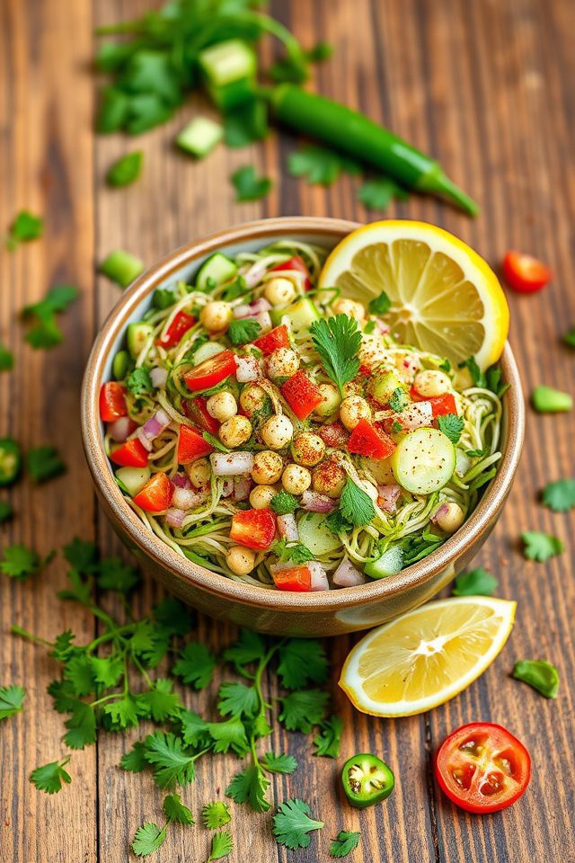 healthy sprouted moong salad