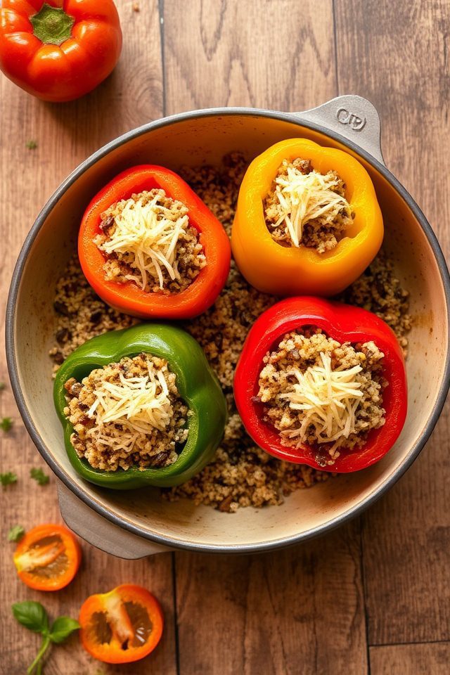 healthy stuffed bell peppers