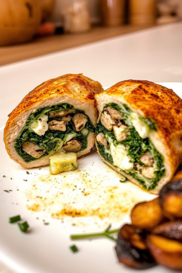 healthy stuffed chicken breasts