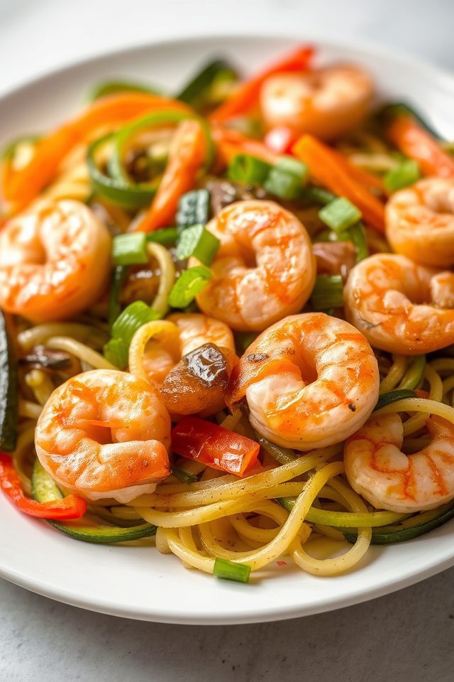 healthy summer shrimp dish