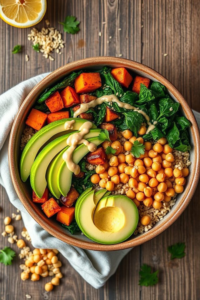 healthy veggie power bowl