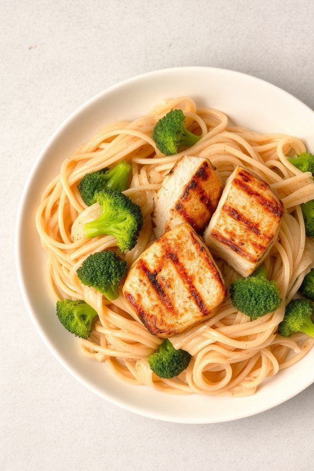healthy weeknight pasta dish