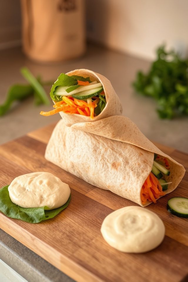 healthy whole wheat wraps